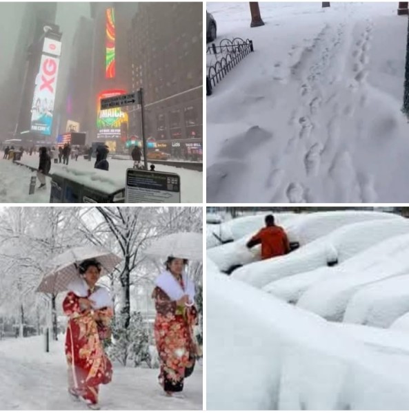 ️ العاصفة القطبية التاريخية تضرب الولايات المتحدة