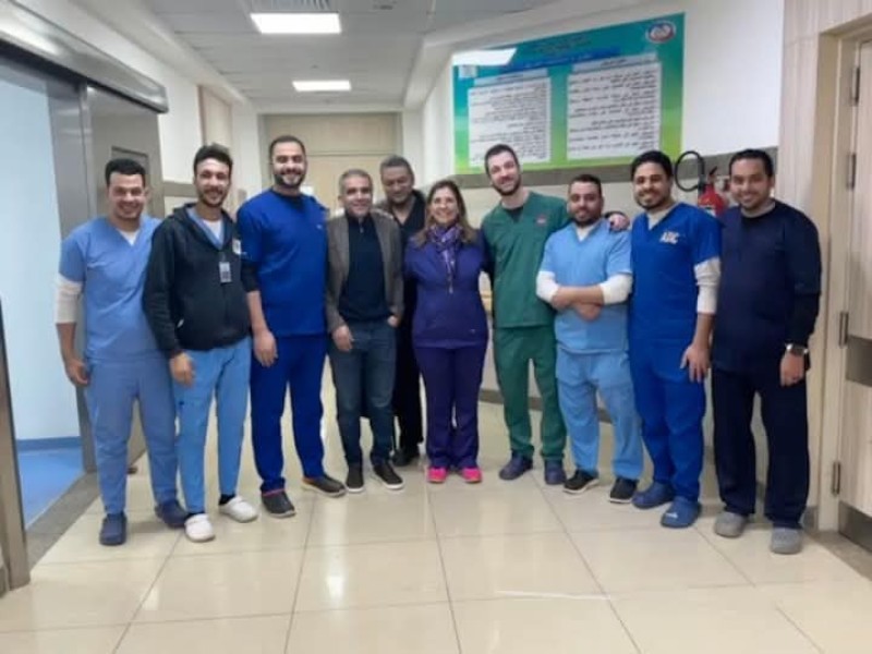 الصحة: فريق طبي بمستشفى العاصمة الجديدة يشارك ببث حي لقسطرة قلبية عالية التعقيد