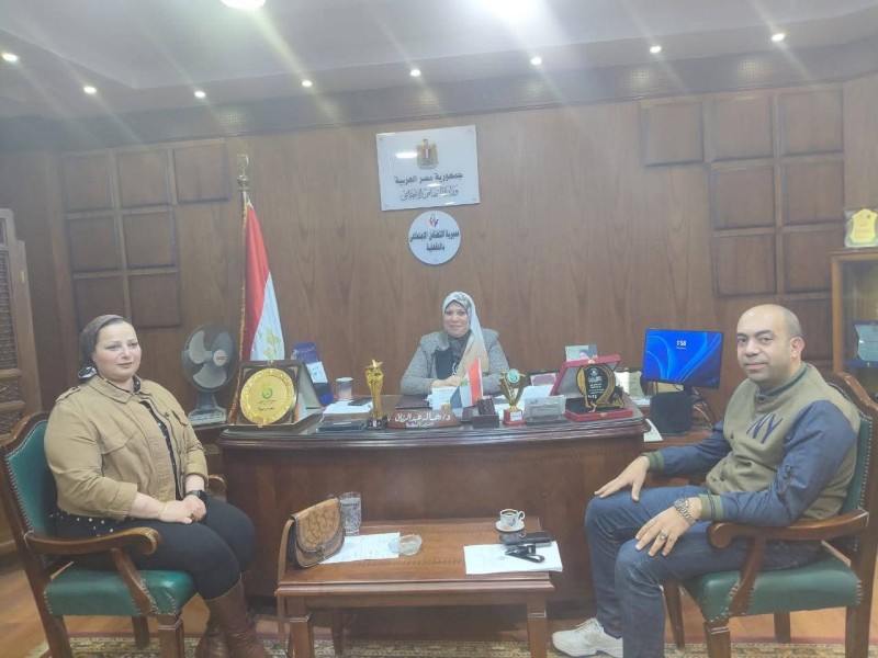 وكيل وزارة التضامن الاجتماعي بالدقهلية استقبلت النائبة الدكتورة مروة حسان