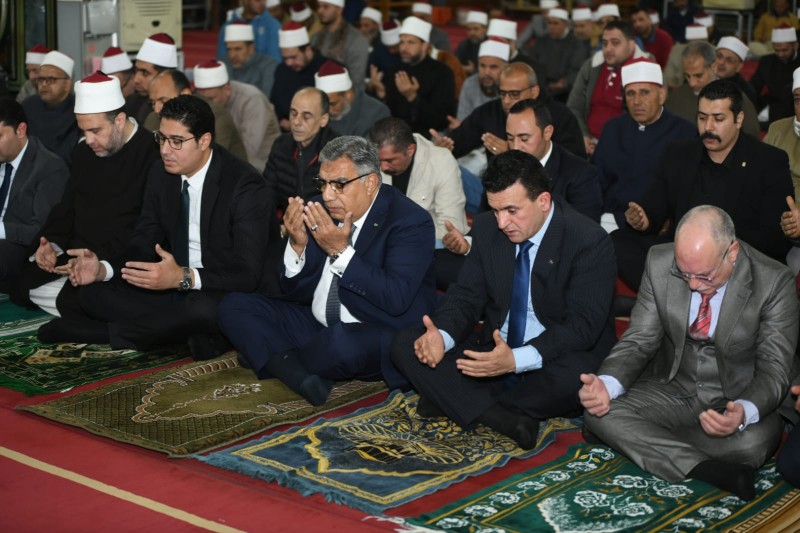 المحافظ يشهد احتفالية ليلة النصف من شعبان بمسجد النصر بالمنصورة