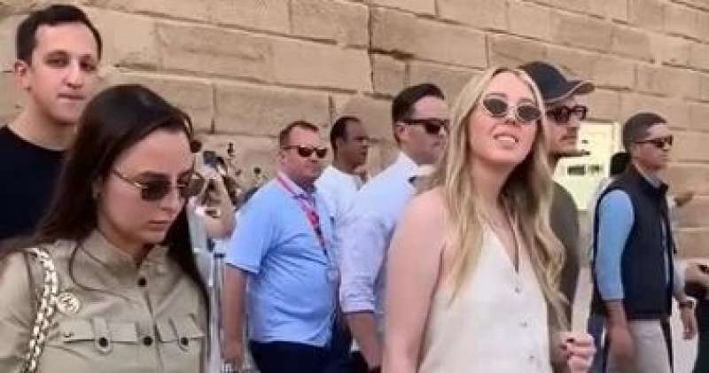 تيفاني ترامب في حضرة الحضارة المصرية بالأقصر