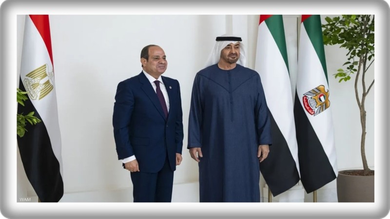محمد بن زايد يستقبل السيسي في أبوظبي