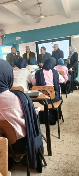 تعليم الدقهلية: ”عبد الحكم” و ”بسيوني” يتابعان انتظام العملية التعليمية بإدارة ميت غمر التعليمية