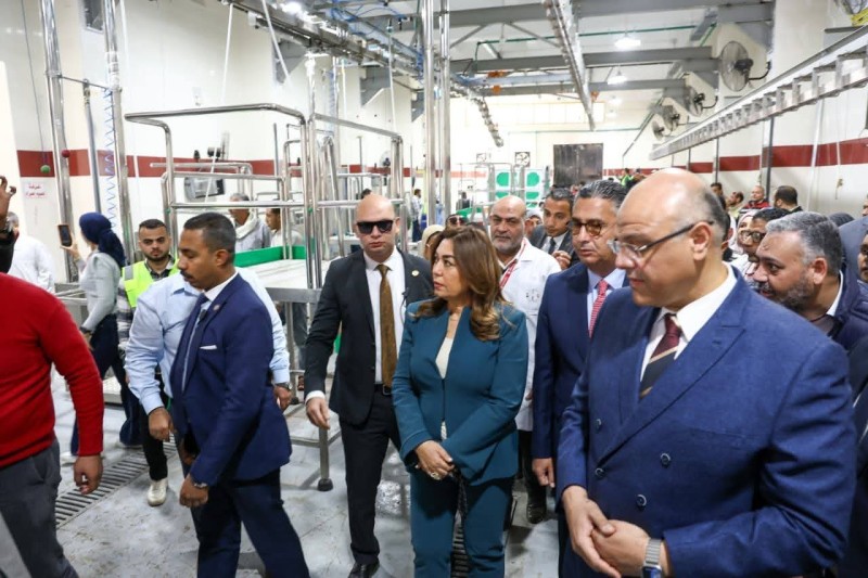 افتتاح أول مجزر في مصر وفق الكود العالمي للمجازر  يحتوي علي وحدة ”بيوجاز” لتجميع المخلفات بكفر شكر