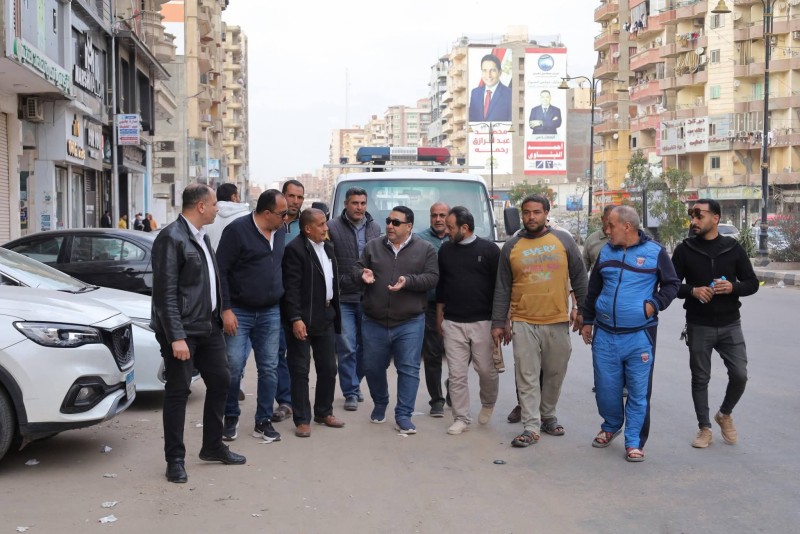 رئيس مياه البحيرة يقود حملات استرداد المستحقات وضبط المخالفات