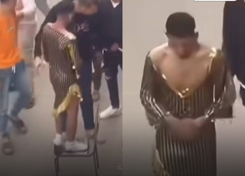 إيه قصة الشاب إللي  لبسوه بدلة رقص