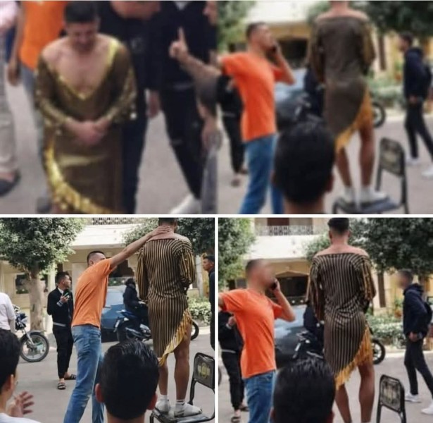 الامن يضبط المتهمين بالتعدى على شاب ببنها وإجباره على ارتداء ”بدلة رقص”