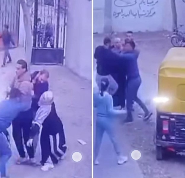 التعـدي علــى أب أثنــاء رؤيـــة أولاده داخـل مركـز شبـاب الديدامـون بفاقـوس شرقية
