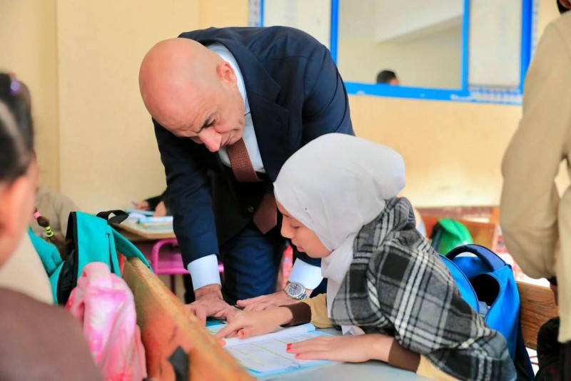 وزير التربية والتعليم اجرى جولة تفقدية مفاجئة بمدارس “تحيا مصر” بحي الأسمرات بالمقطم