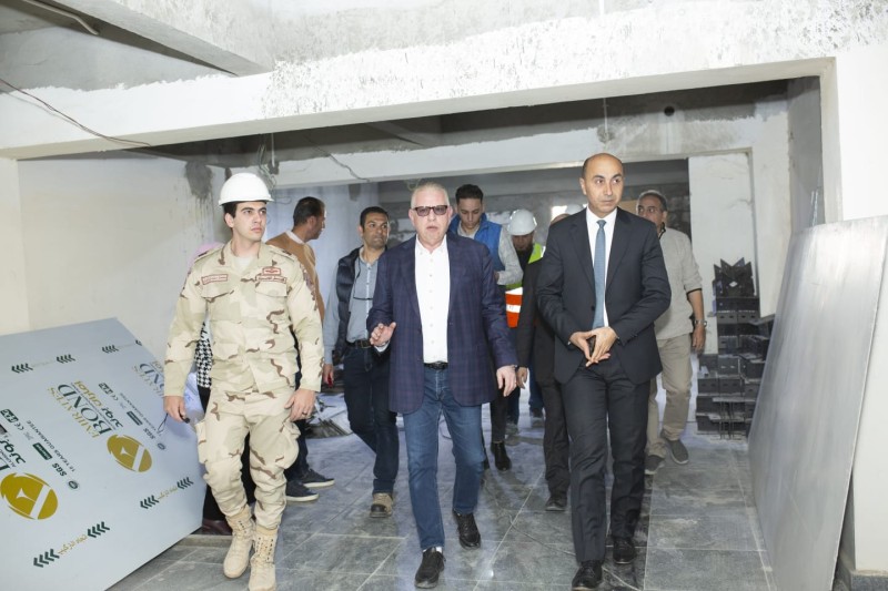 رئيس جامعة دمنهور يتفقد مشروع كلية طب الأسنان  استعدادا لافتتاحها وفق أعلى معايير الجودة العالمية