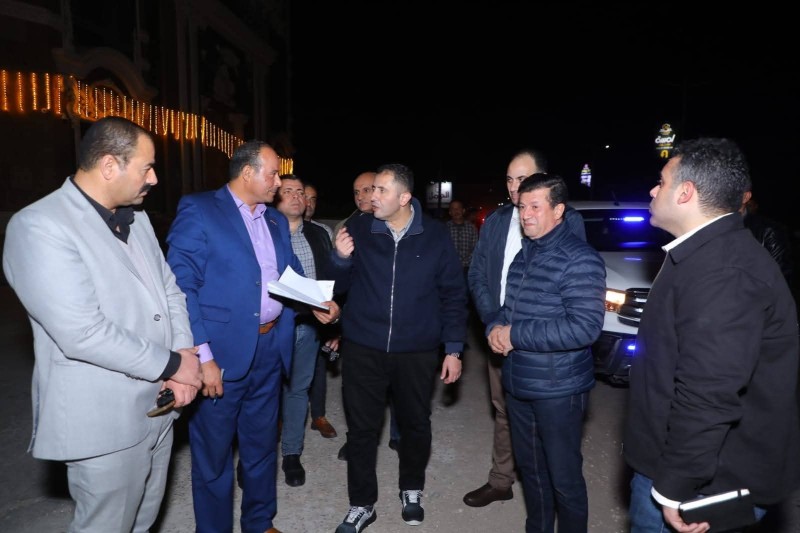 محافظ دمياط تفقد عدد من المناطق بمدينة دمياط فى أولى جولاته