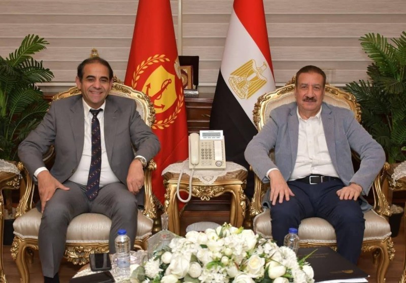 رئيس جامعة بورسعيد يهنئ المحافظ الجديد