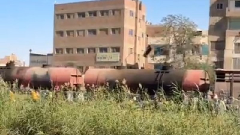 خروج قطار بضائع عن القضبان دون خسائر ببني سويف