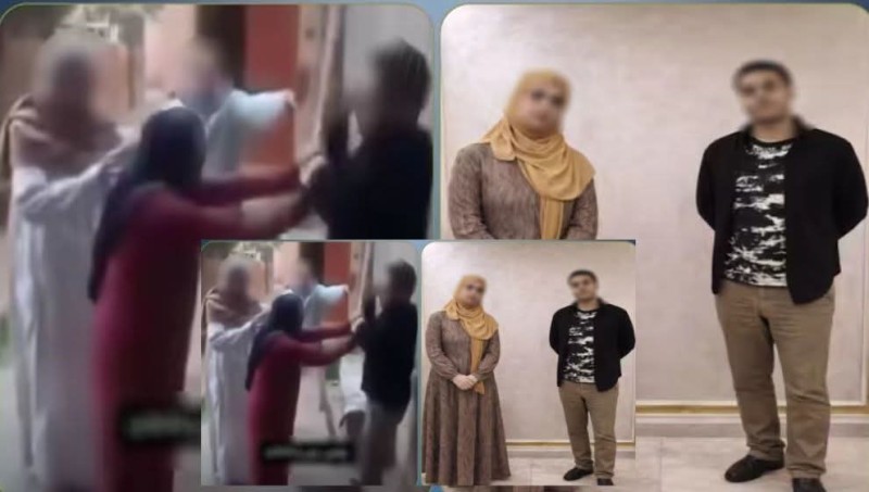 تعـدى على والدته بالضـرب بدائرة مركز شرطة المنصورة بالدقهلية