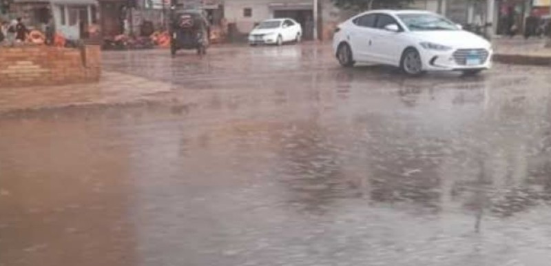 بني سويف في ظل طقس سئ وأمطار اليوم الاثنين