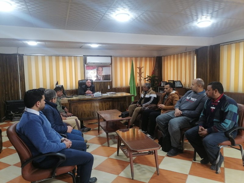 سكرتير عام مساعد محافظة الدقهلية يترأس لجنة في زيارة تفقدية لمجلس مدينة دكرنس