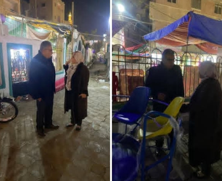 محافظ الدقهلية يفاجئ بلقاس بجولة ميدانية لمتابعة النظافة وتطوير حديقة النهضة