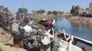 7 مصابين و4 مفقودين في انقلاب ميكروباص داخل ترعة أصفون بالأقصر