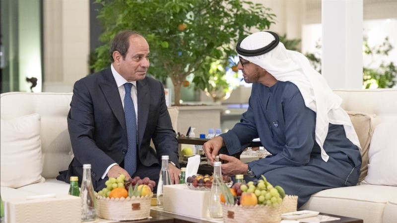 السيسي للشيخ محمد بن زايد: الحلول العسكرية لن تحقق مصالح أي طرف