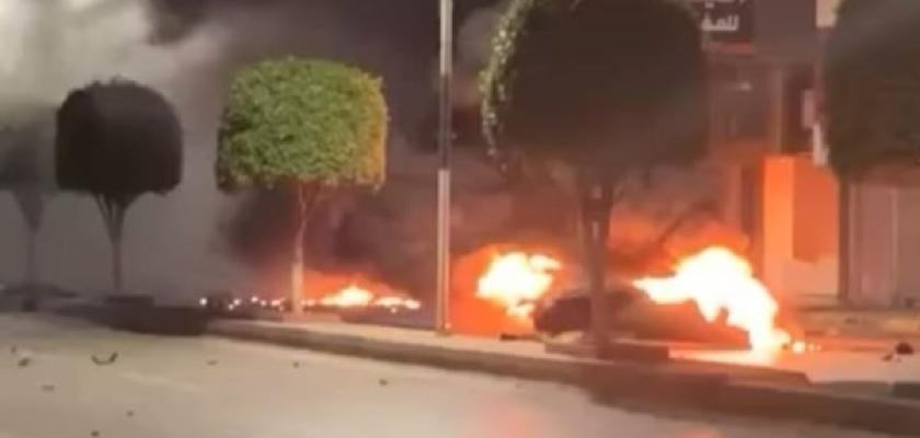 الأردن تعلن سقوط شظايا صاروخ في شارع الهاشمي بإربد وإغلاقه بسبب الأضرار