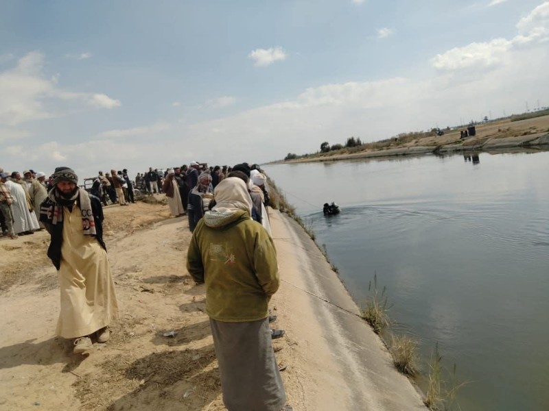 إنتشال جثمان طفل من مياه مشروع ناصر بالنوبارية بعد ٢٤ ساعة من غرقه