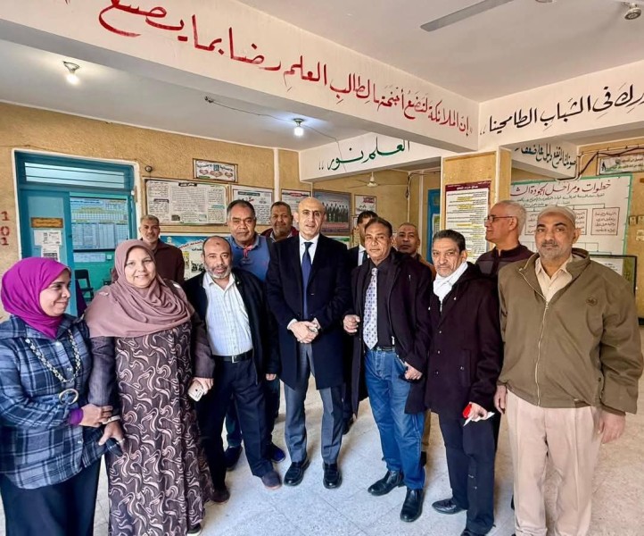 وزير التربية والتعليم يواصل جولته التفقدية في قنا لمتابعة العملية التعليمية في مدارس إدارة قوص