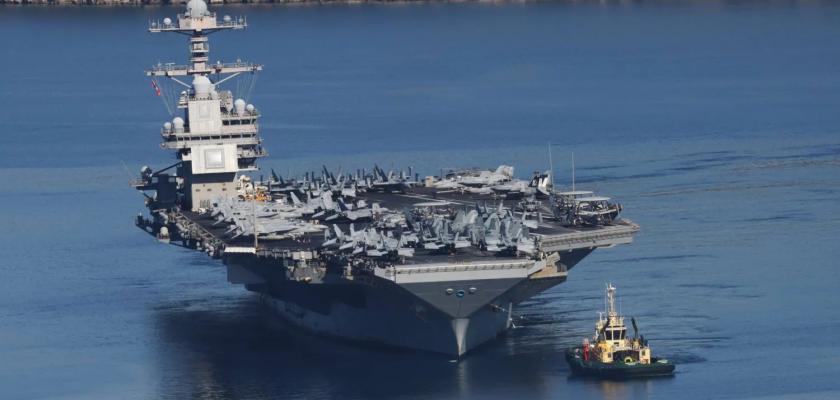 أكبر حاملة طائرات في العالم تضرب إيران من الشرق الأوسط