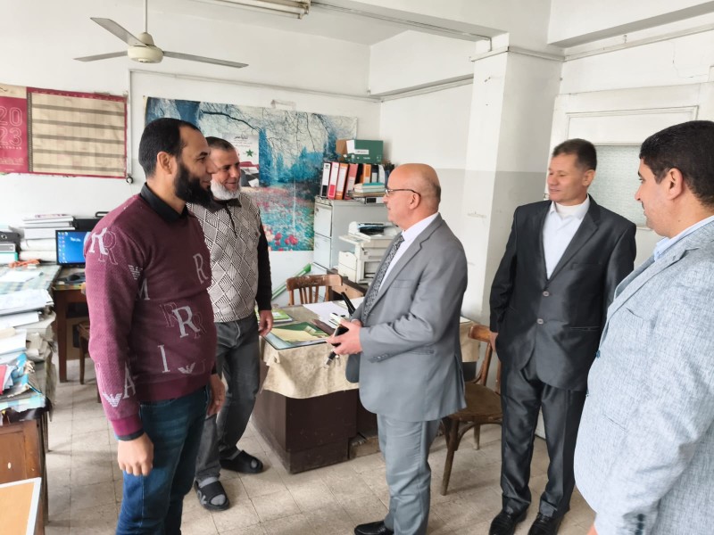 وكيل زراعة البحيرة يتفقد سير العمل بالإدارات الفنية بالمديرية