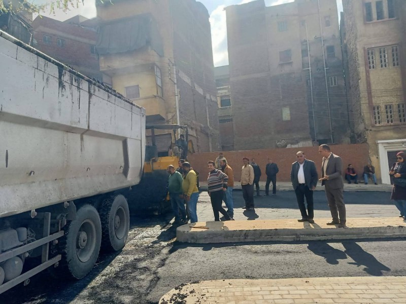 جولة ميدانية لرئيس مدينة دمنهور لمتابعة أعمال التطوير