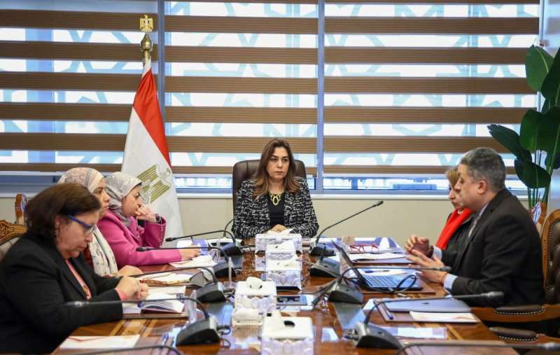 د. منال عوض تتابع الموقف التنفيذي لمشروع الدعم الفني للوزارة بالتعاون مع برنامج الأمم المتحدة الإنمائي