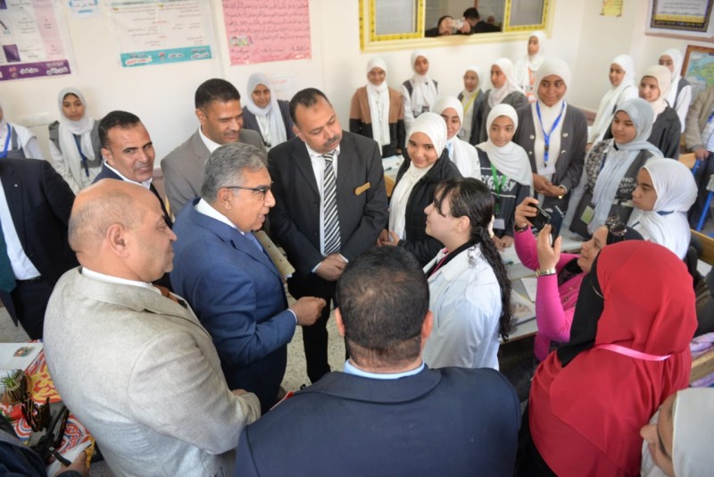 محافظ الدقهلية افتتح مدرسة الشهيد صلاح الجميعي الإعدادية بنات بالمطرية بتكلفة 25 مليون جنيه