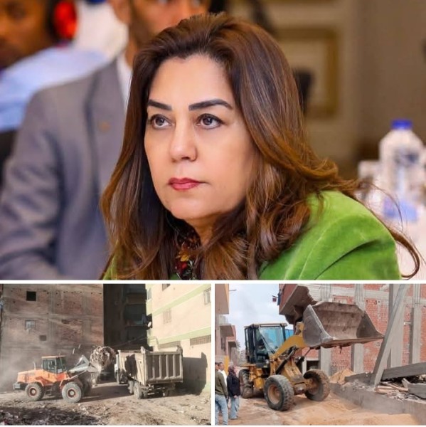 استمرار متابعة وزيرة التنمية المحلية والبيئة لإزالة مخالفات البناء ورفع الإشغالات وتحسين مستوى النظافة بالمحافظات