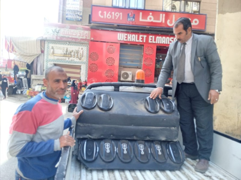محافظ الدقهلية: ضبط ومصادرة 33 قطعة في حملة للتصدي لأجهزة الصوت والتلوث السمعي بالسنبلاوين
