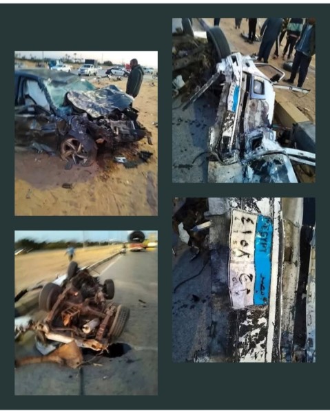 حادث مروع وضحية و٧ مصابين بطريق مصر الإسماعيلية الصحراوي