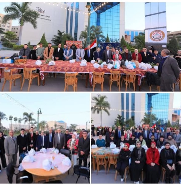 رئيس جامعة كفر الشيخ يشارك طلاب “من أجل مصر” حفل الإفطار الجماعي في أجواء رمضانية مميزة