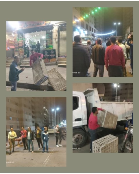 رئيس حي غرب الإسكندرية تُنفذ حملة مسائية موسعة لإزالة الإشغالات والمخالفات وفرض الانضباط