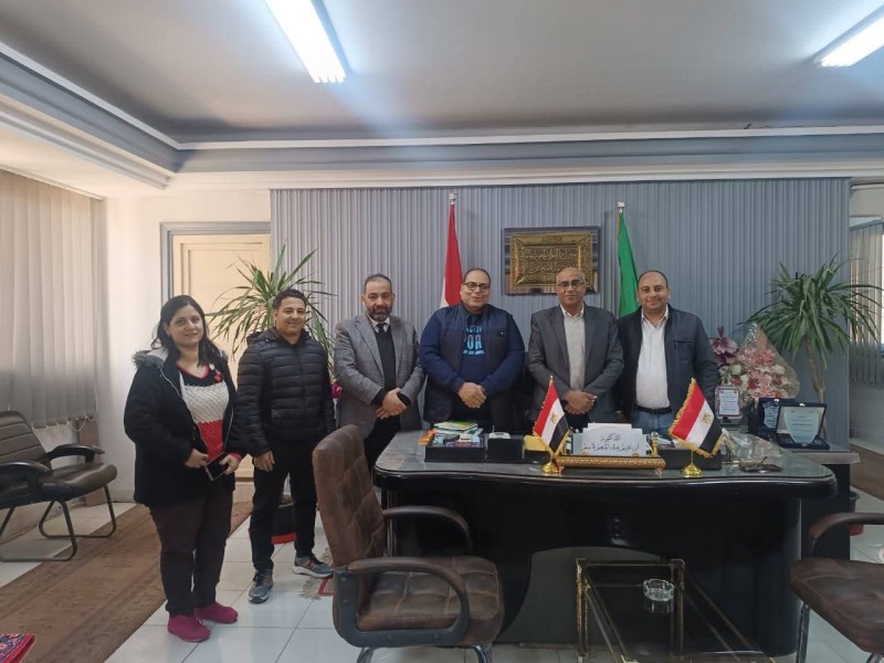 تفاصيل استقبال وكيل وزارة الزراعة بالدقهلية وفد التحالف الوطنى للعمل الاهلى التنموى ”مبادرة ازرع”