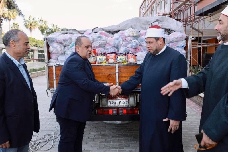 كفر الشيخ: توزيع ٥ آلاف شنطة غذائية للأسر الأولى بالرعاية