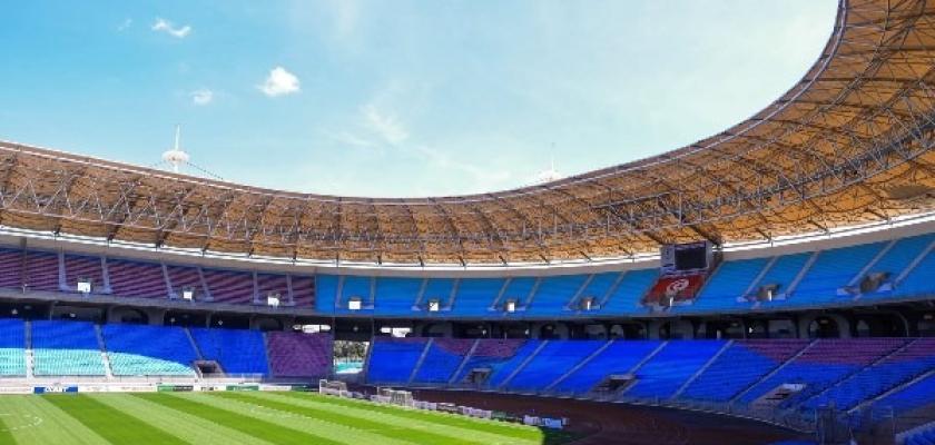 شاهد.. لقطات من داخل ملعب حمادي العقربي قبل مواجهة الترجي والأهلي غدًا