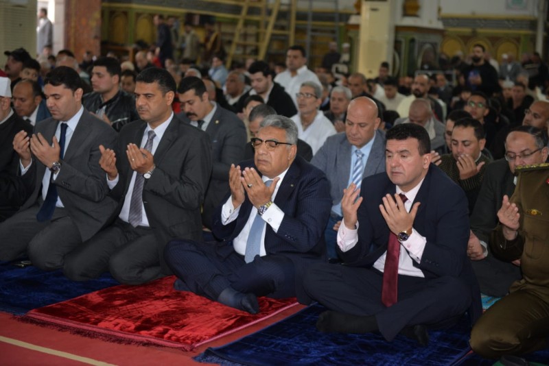 محافظ الدقهلية يؤدي صلاة عيد الفطر المبارك بمسجد النصر بالمنصورة