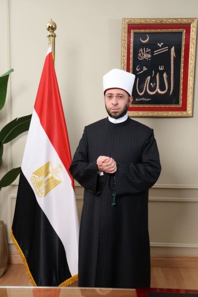 الدكتور أسامة الازهري وزير الأوقاف: تهنئة وشكر