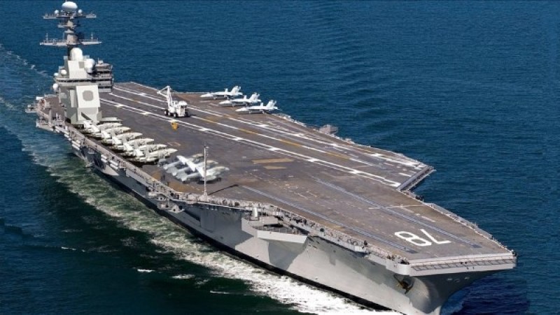 بعد حريق غامض.. حاملة الطائرات الأمريكية ”جيرالد آر فورد” تصل اليونان