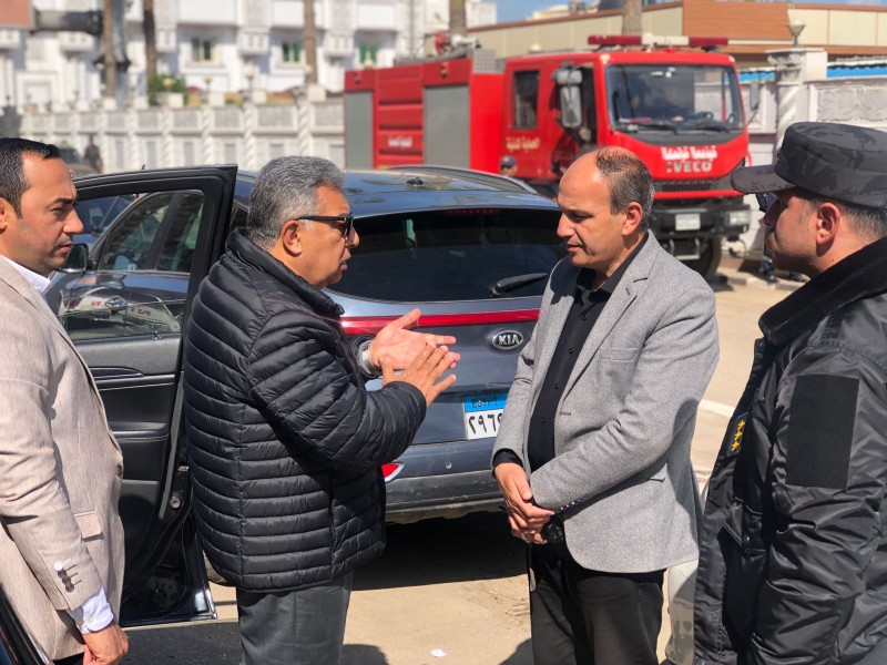 المحافظ في ابن لقمان للتأمين الصحي بالمنصورة ويتفقد مخبز المحافظة للخبز المدعم وقصر ثقافة المنصورة وانتظام عمل خطوط سير اتوبيسات خطي طلخا الجديدين