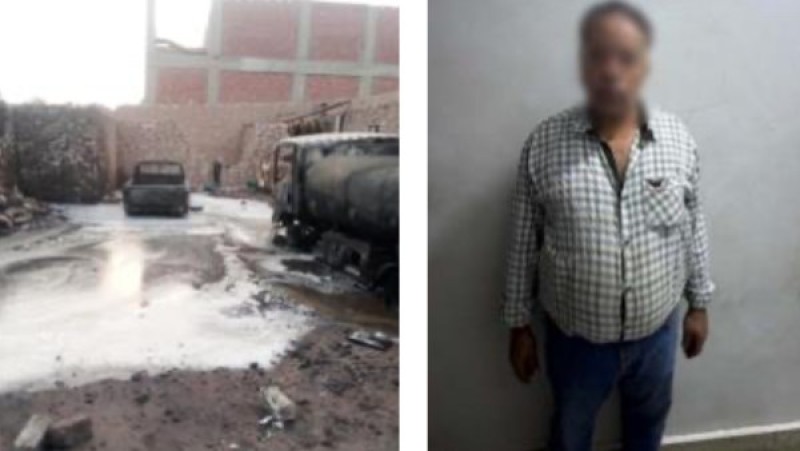 الداخلية تكشف تفاصيل حريق سيارة مُحمّلة بالمواد البترولية في أسوان