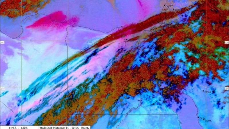 تحذير ”الـ 500 متر”.. عاصفة ترابية تضرب أغلب الأنحاء وأمطار تغزو الصعيد والبحر الأحمر