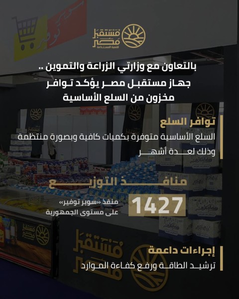 دور كبير وبارز لجهاز مستقبل مصر للتنمية المستدامة بقيادة الدكتور بهاء الغنام