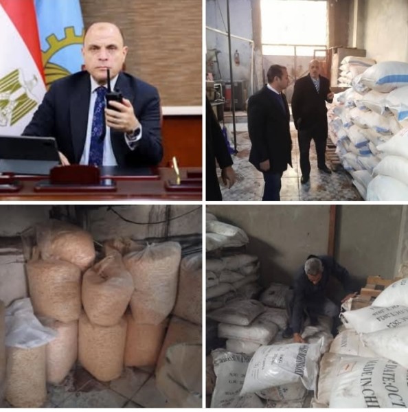 محافظ الغربية يضرب بيد من حديد: ضبط مصنع سناكس مخالف ومواد كيميائية خطرة بطنطا