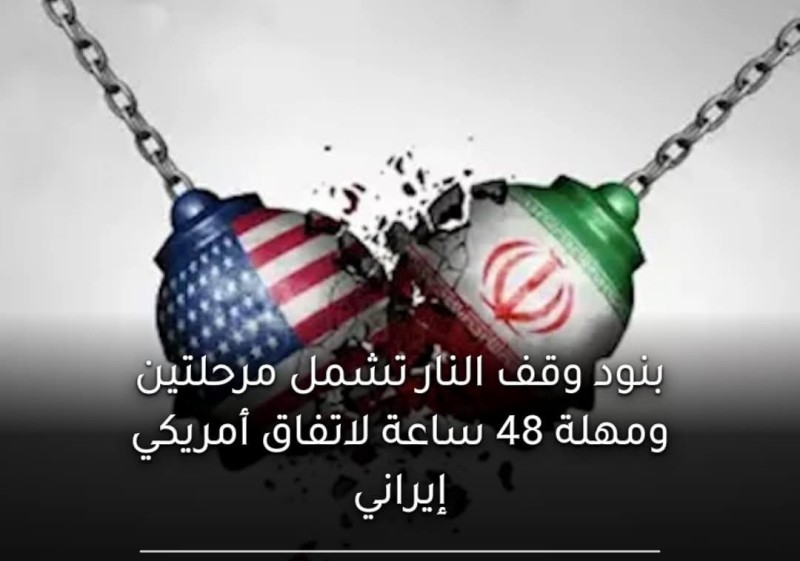 مفاوضات أمريكية إيرانية بوساطة باكستانية ومصرية وتركية لوقف حرب محتمل 45 يوما