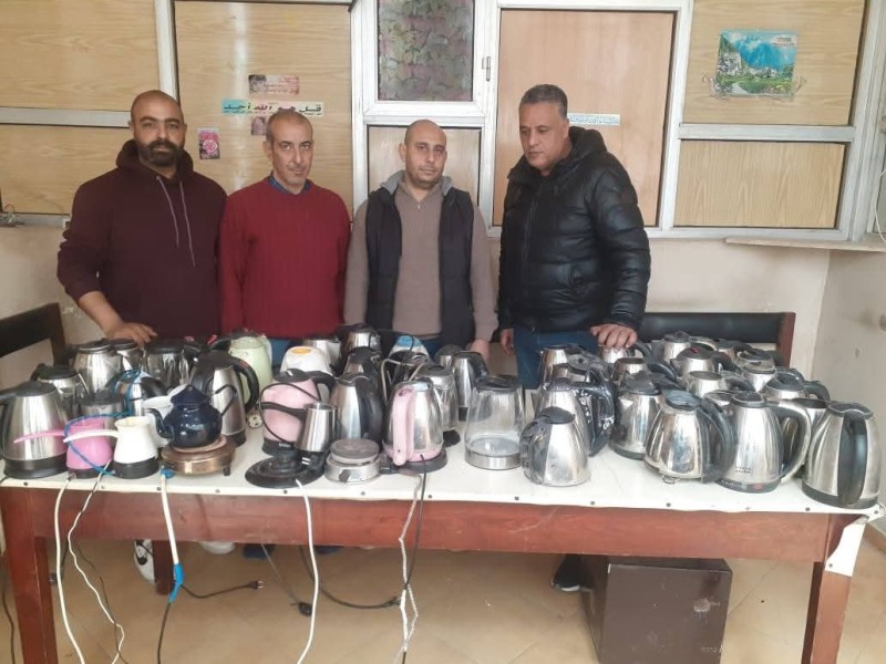 مصادرة غلايات المياه الكهربائية بشركة توزيع كهرباء الإسكندرية