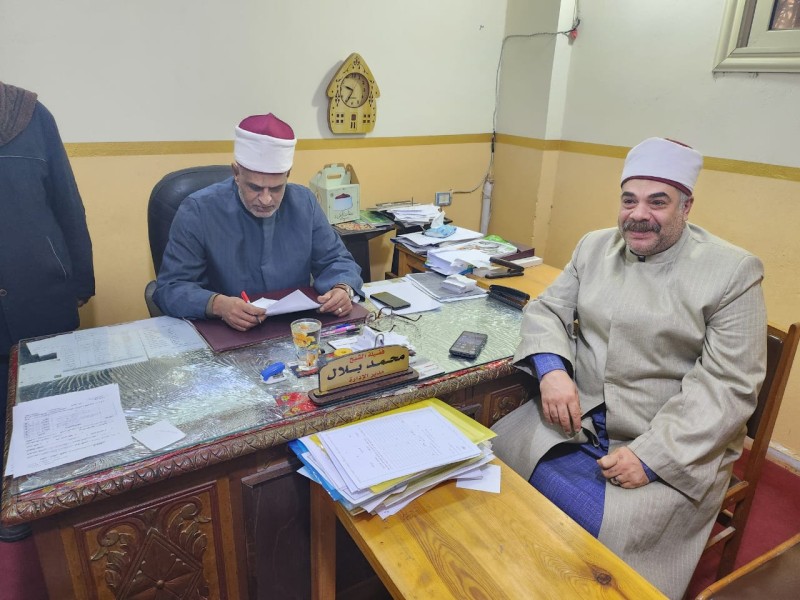 «العش» يتابع انتظام العمل الدعوي والإداري بإوقاف الإسكندرية